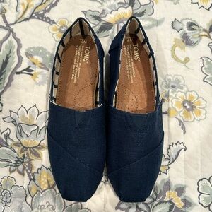 TOMS Women’s Alpargata Blue Heritage Canvas size 7